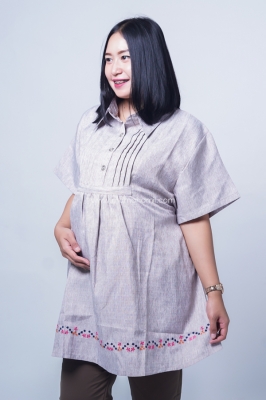 Baju Hamil Kerja JUMBO Flowers - BHJ 95